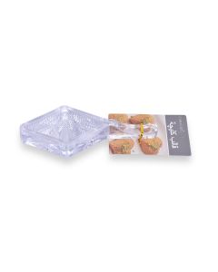 Dual Diamond Acrylic Dessert Mold- 20x7cm